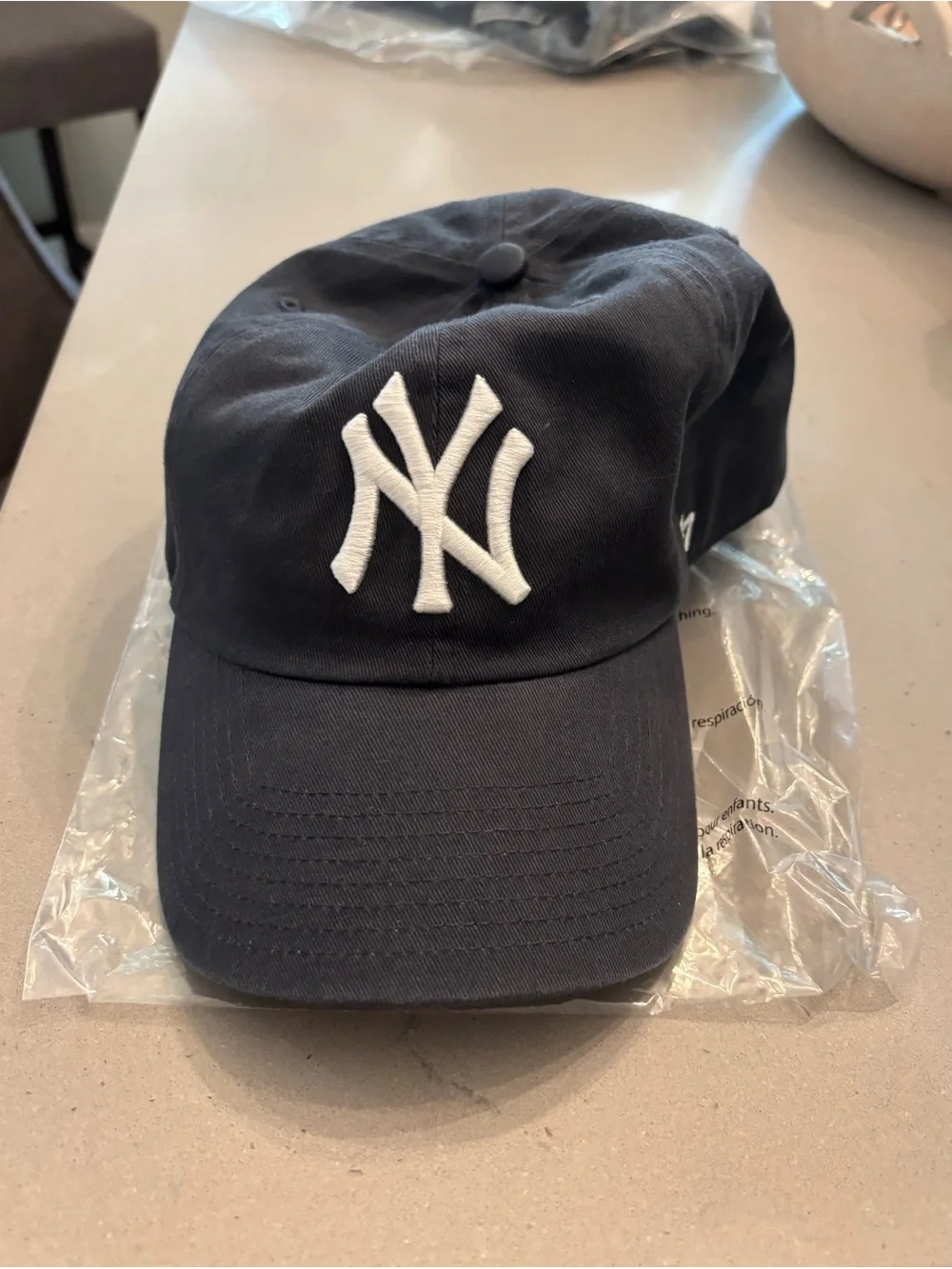 47 Brand MLB NY Clean Up Cap Vintage Navy